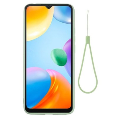 Xiaomi Redmi 10C Shell kieto silikono TPU žalias dėklas - nugarėlė | Priedai.lt