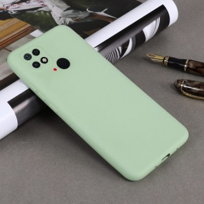 Xiaomi Redmi 10C Shell kieto silikono TPU žalias dėklas - nugarėlė | Priedai.lt
