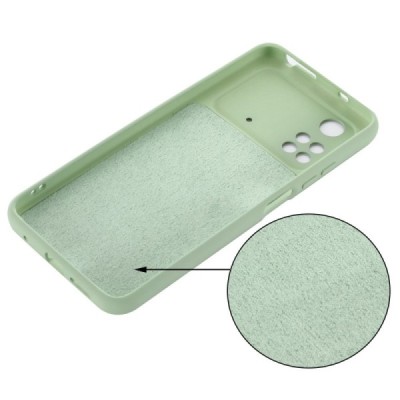 Xiaomi Poco M4 Pro 4G Shell kieto silikono TPU žalias dėklas - nugarėlė | Priedai.lt