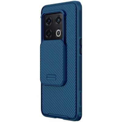 OnePlus 10 Pro „Nillkin“ CamShield mėlynas dėklas, nugarėlė su kameros apsauga | Priedai.lt