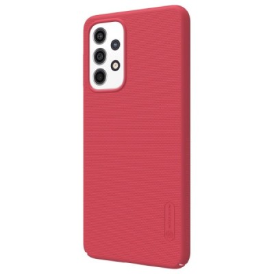 Nillkin Frosted Shield Samsung Galaxy A33 5G (SM-A336E) raudonas plastikinis dėklas | Priedai.lt