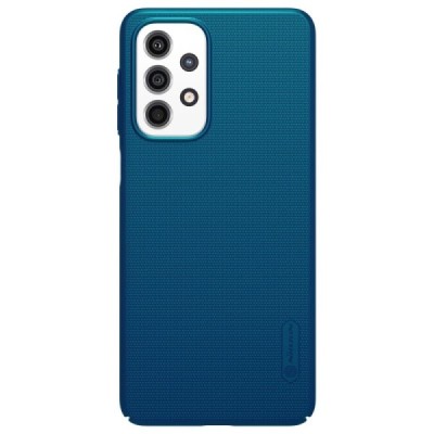 Nillkin Frosted Shield Samsung Galaxy A33 5G (SM-A336E) mėlynas plastikinis dėklas | Priedai.lt