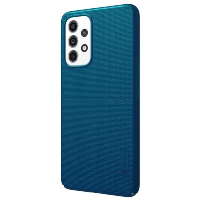Nillkin Frosted Shield Samsung Galaxy A33 5G (SM-A336E) mėlynas plastikinis dėklas | Priedai.lt