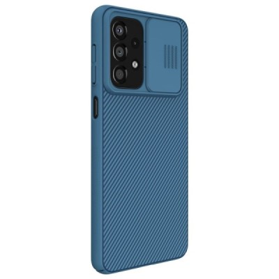 Samsung Galaxy A33 5G (SM-A336E) „Nillkin“ CamShield mėlynas dėklas, nugarėlė su kameros apsauga | Priedai.lt