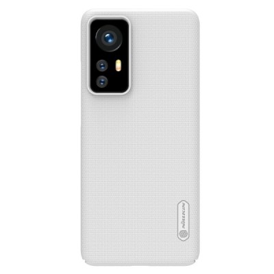 Nillkin Frosted Shield Xiaomi 12 (Xiaomi 12X) baltas plastikinis dėklas | Priedai.lt