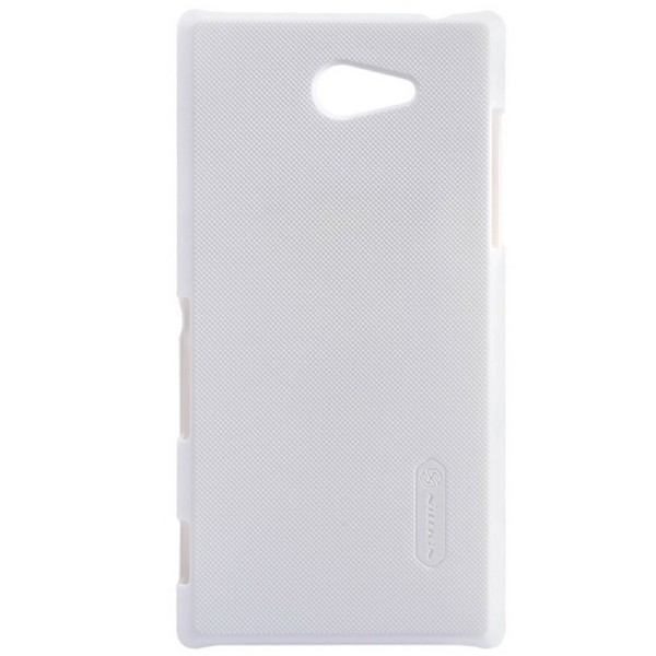 „Nillkin“ Frosted Shield kaaned - valge + ekraani kaitse (Xperia M2)