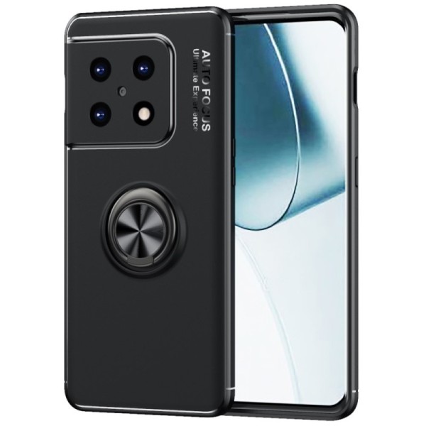 „Ring“ Kickstand (TPU) kaaned - must (OnePlus 10 Pro)