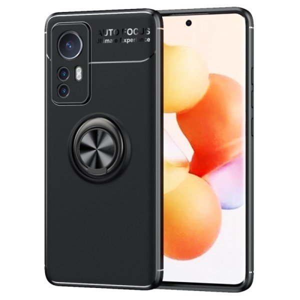 „Ring“ Kickstand (TPU) kaaned - must (12 / 12X)