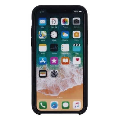 Apple iPhone Xr Shell kieto silikono TPU juodas dėklas - nugarėlė | Priedai.lt