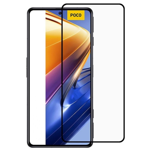 „Rurihai“ Tempered Glass kaitsev ekraaniklaas 0.26 mm - must (Poco F4 GT)