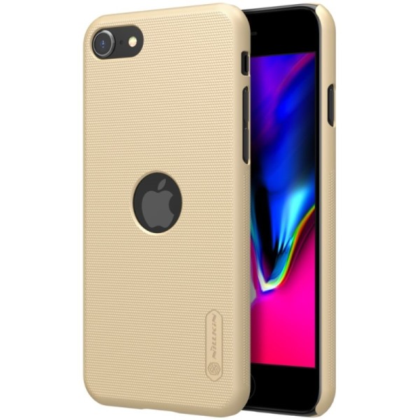 „Nillkin“ Frosted Shield Logo kaaned - kuldne (iPhone SE 2020 / SE 2022)