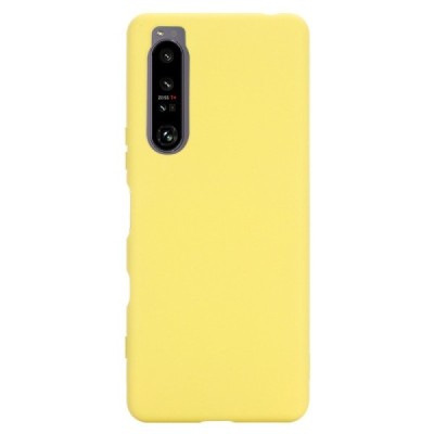 Sony Xperia 1 IV Shell kieto silikono TPU geltonas dėklas - nugarėlė | Priedai.lt