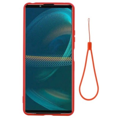 Sony Xperia 10 IV Shell kieto silikono TPU raudonas dėklas - nugarėlė | Priedai.lt