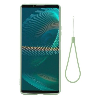 Sony Xperia 10 IV Shell kieto silikono TPU žalias dėklas - nugarėlė | Priedai.lt