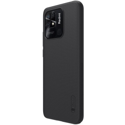 Nillkin Frosted Shield Xiaomi Redmi 10C juodas plastikinis dėklas | Priedai.lt