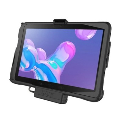 „RAM Mounts" EZ-Roll' Samsung Galaxy Tab Active Pro sieninė planšetės įkrovimo stotelė (laikiklis) - juodas | Priedai.lt