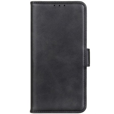 Xiaomi Redmi Note 11 Pro+ atverčiamas juodas odinis dėklas - piniginė | Priedai.lt