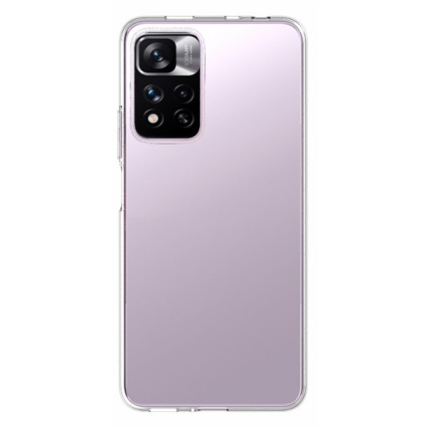 Kõva silikoon (TPU) kaaned - läbipaistev (Redmi Note 11 Pro+)