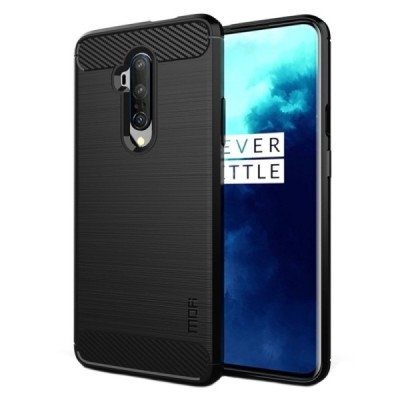 OnePlus 7T Pro „Mofi“ kieto silikono TPU juodas dėklas - nugarėlė | Priedai.lt