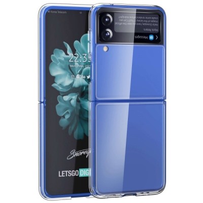 Samsung Galaxy Z Flip4 (F721) plastikinis skaidrus (permatomas) dėklas - nugarėlė | Priedai.lt