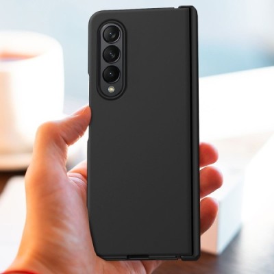 Samsung Galaxy Z Fold4 5G (F936B) GKK Creative Glass plastikinis juodas dėklas - nugarėlė | Priedai.lt