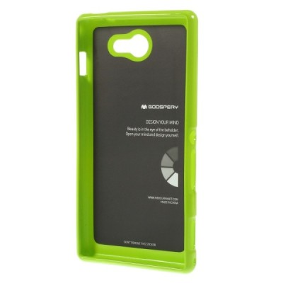 Sony Xperia M2 D2303 Mercury žalias kieto silikono tpu dėklas - nugarėlė / Priedai.lt