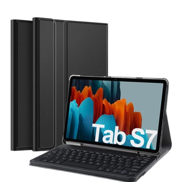 Tahke kaaned klaviatuuriga - must (Galaxy Tab S7 11" / S8 11")