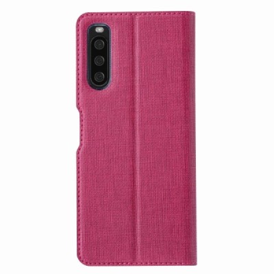 Sony Xperia 10 IV „Vili“ atverčiamas rožinis dėklas | Priedai.lt