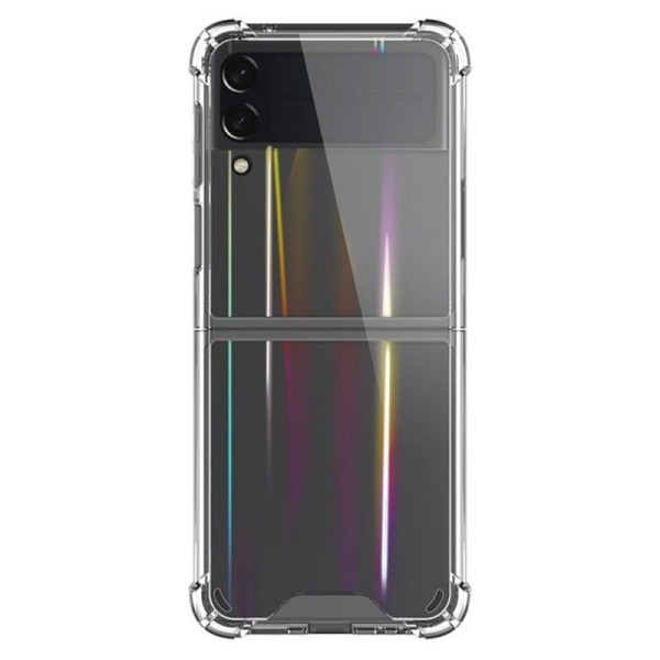 Tugevdatud turvalisus Kõva silikoon (TPU) kaaned - läbipaistev (Galaxy Z Flip4)