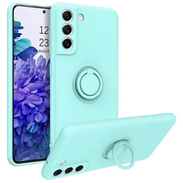 „Ring“ Kickstand (TPU) kaaned - piparmünt (Galaxy S21 FE 5G)