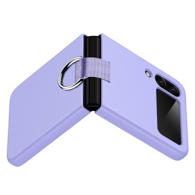 Samsung Galaxy Z Flip4 (F721) „Ring“ plastikinis violetinis dėklas - nugarėlė | Priedai.lt