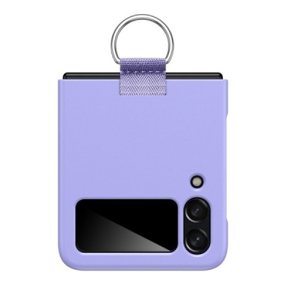 Samsung Galaxy Z Flip4 (F721) „Ring“ plastikinis violetinis dėklas - nugarėlė | Priedai.lt