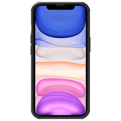 Apple iPhone 14 „Nillkin“ Frosted Shield Pro juodas dėklas - nugarėlė | Priedai.lt