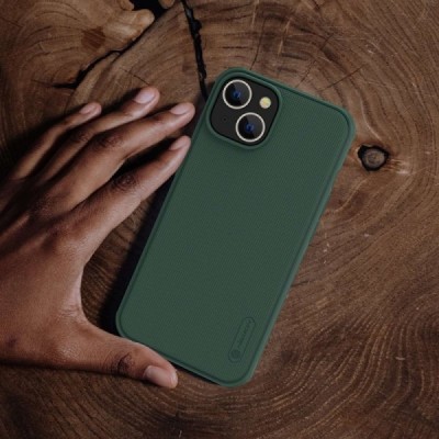 Apple iPhone 14 „Nillkin“ Frosted Shield Pro žalias dėklas - nugarėlė | Priedai.lt
