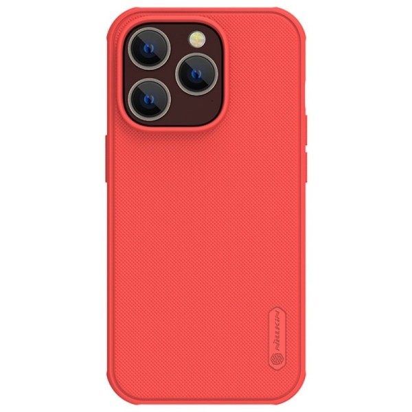 „Nillkin“ Frosted Shield Pro kaaned - punane (iPhone 14 Pro)