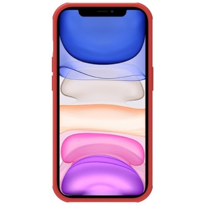 Apple iPhone 14 Pro „Nillkin“ Frosted Shield Pro raudonas dėklas - nugarėlė | Priedai.lt