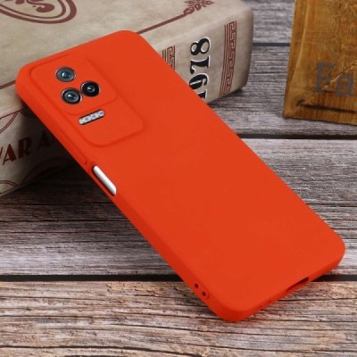 Xiaomi Poco F4 5G Shell kieto silikono (TPU) dėklas raudonas - nugarėlė | Priedai.lt