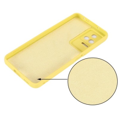 Xiaomi Poco F4 5G Shell kieto silikono TPU geltonas dėklas - nugarėlė | Priedai.lt