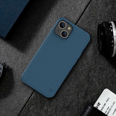 Apple iPhone 14 Plus „Nillkin“ Frosted Shield Pro mėlynas dėklas - nugarėlė | Priedai.lt