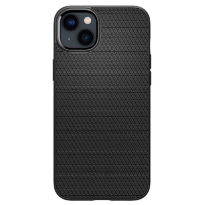 „Spigen“ Liquid Air Apple iPhone 14 juodas kieto silikono dėklas | Priedai.lt