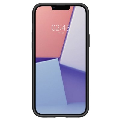„Spigen“ Liquid Air Apple iPhone 14 juodas kieto silikono dėklas | Priedai.lt