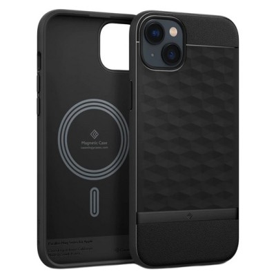 „Caseology“ Parallax Mag Apple iPhone 14 juodas kieto silikono dėklas | Priedai.lt