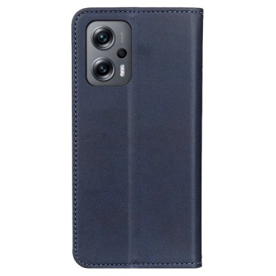 Xiaomi Poco X4 GT (Redmi Note 11T Pro, Redmi Note 11T Pro+) „Split“ mėlynas odinis atverčiamas dėklas - knygutė | Priedai.lt