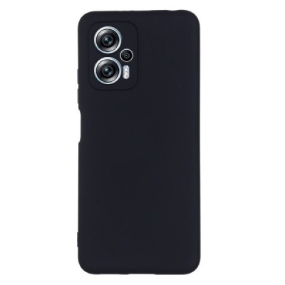 Xiaomi Poco X4 GT (Redmi Note 11T Pro, Redmi Note 11T Pro+) Shell kieto silikono TPU juodas dėklas - nugarėlė | Priedai.lt