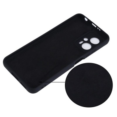 Xiaomi Poco X4 GT (Redmi Note 11T Pro, Redmi Note 11T Pro+) Shell kieto silikono TPU juodas dėklas - nugarėlė | Priedai.lt