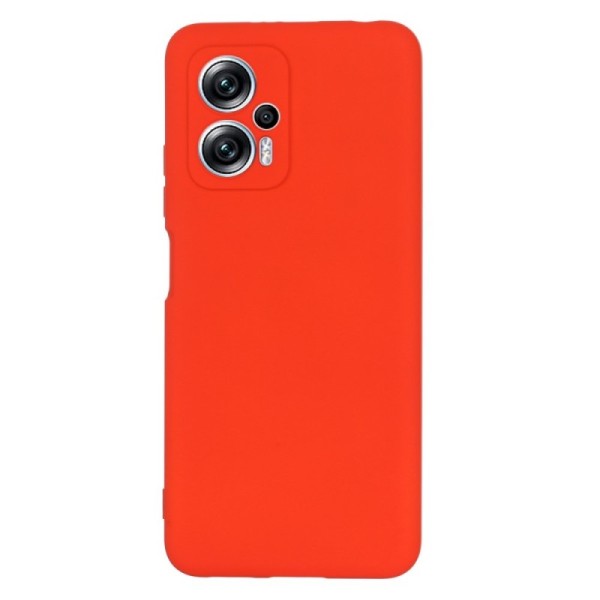 „Shell“ Kõva silikoon (TPU) kaaned - punane (Poco X4 GT / Redmi Note 11T Pro / Redmi Note 11T Pro+)