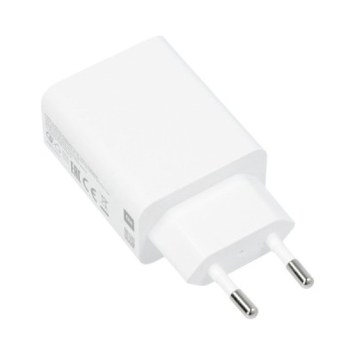 „Xiaomi“ Fast Charge MDY-10-EF kelioninis (sieninis, buitinis) įkroviklis (3A, Europa) - baltas | Priedai.lt