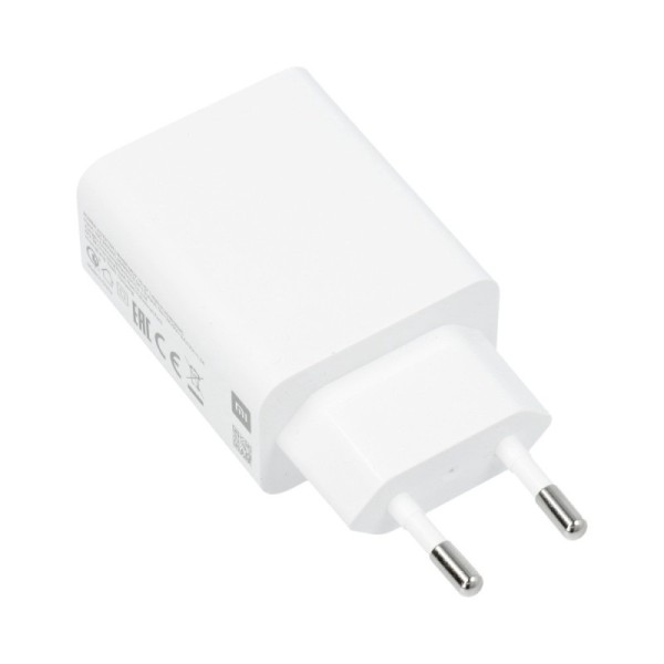 „Xiaomi“ Fast Charge sieninis įkroviklis - baltas (Max 18W)