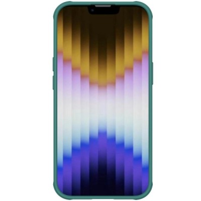 Apple iPhone 14 „Nillkin“ CamShield Pro žalias dėklas, nugarėlė su kameros apsauga | Priedai.lt