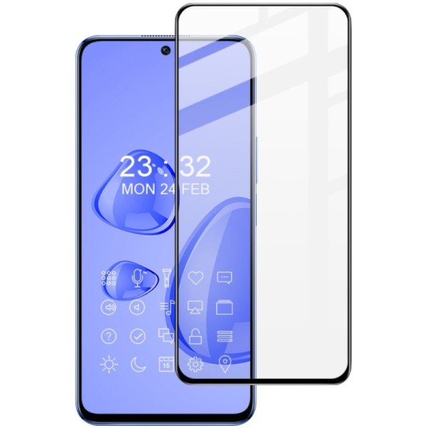 „Imak“ Tempered Glass täielik katvus kaitsev ekraaniklaas 0.2 mm - must (Honor X8)